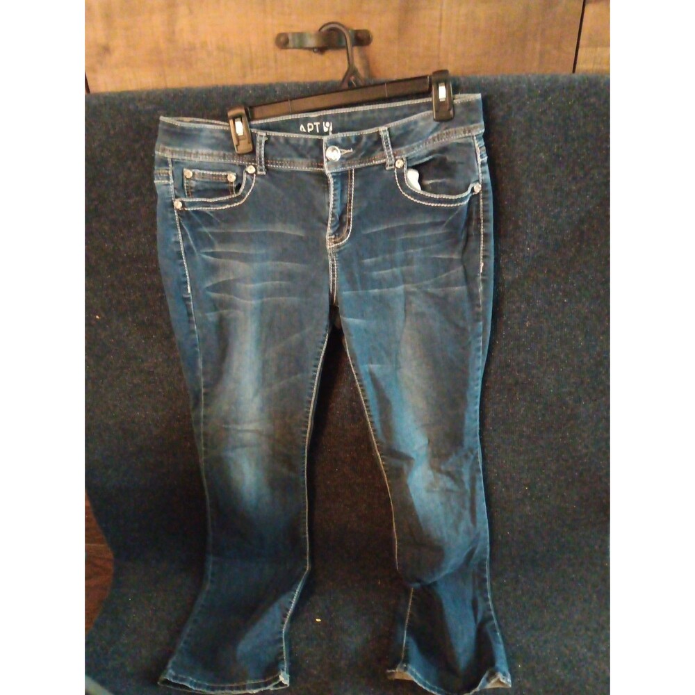 Apt. 9 Women's Bootcut Denim Jeans 12 Blue Pre-owned Good Condition